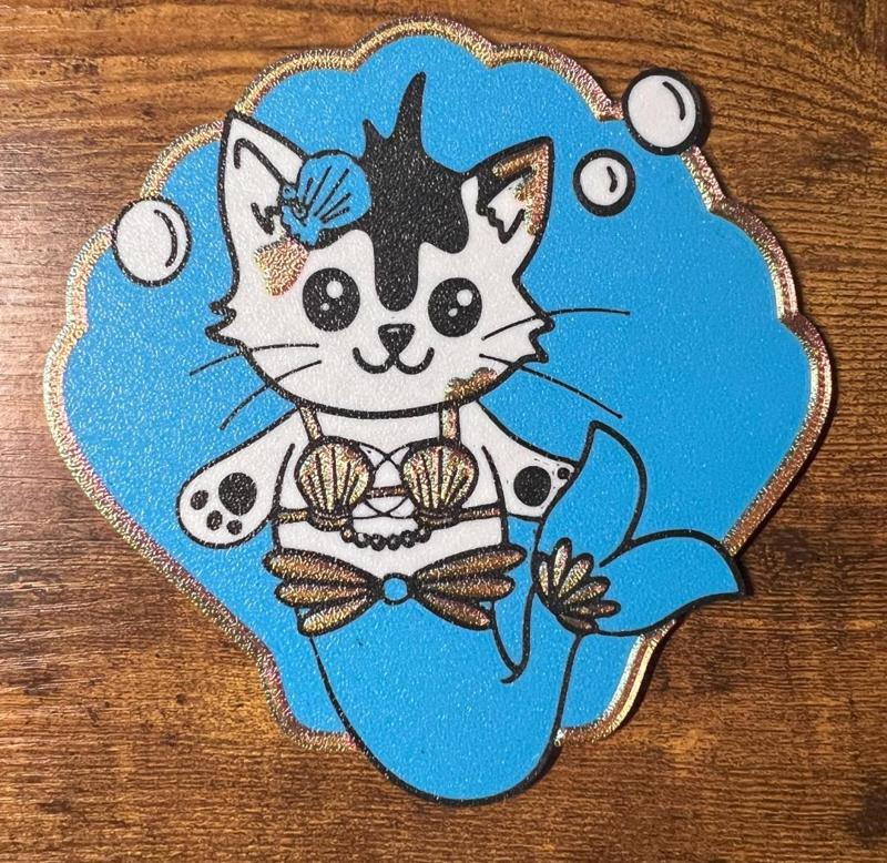 Merkitty Coaster, The Mermaid Kitten