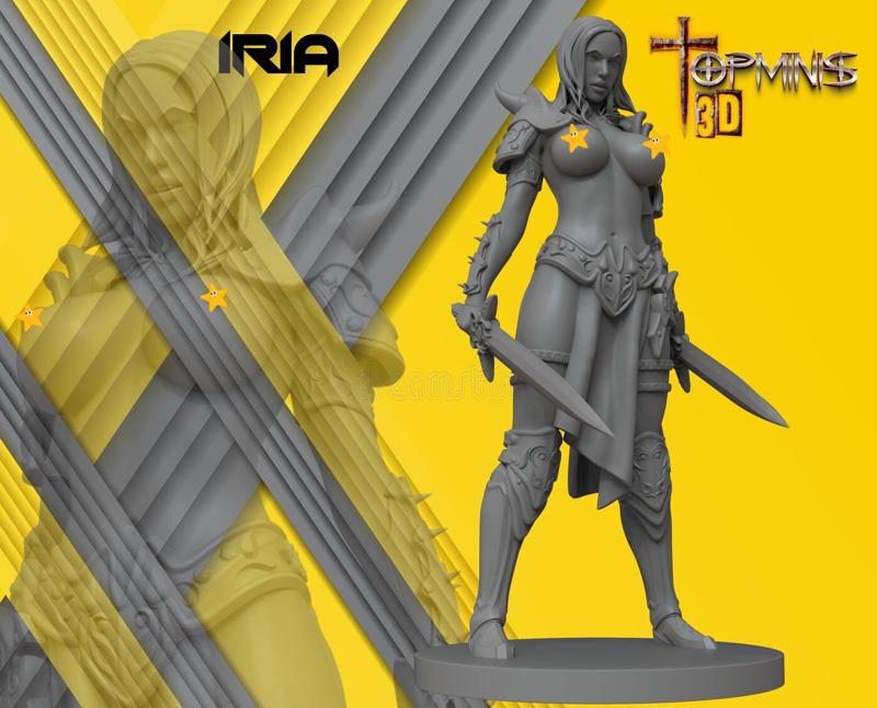 NUDE WARRIOR FOR TABLETOP RPG GAMES