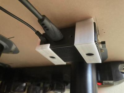 RPi 3B+ under desk holder