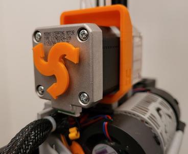 Ender 3 direct drive extruder spinner
