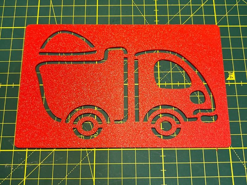 Montessori truck coloring page