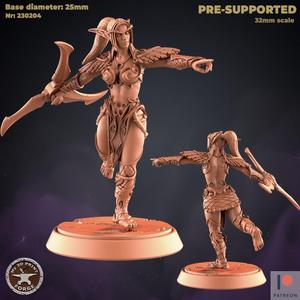 Elf Female Sentinel attack