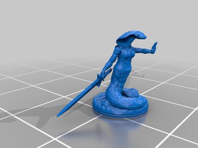 Snake / Nagaran D&D minifigure