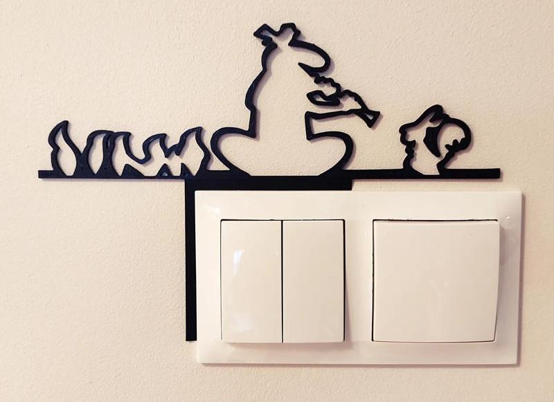 Funny Light Switch Gadget – La Linea Balum 62   