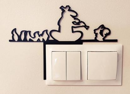 Funny Light Switch Gadget – La Linea Balum 62   