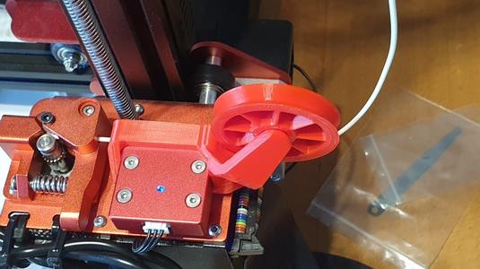 CR10s pro filament guide