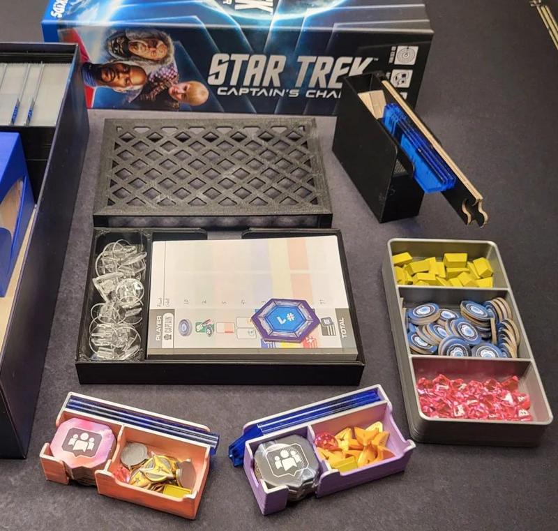 Star Trek - Captain's Chair: Player Caddies and Storage System   