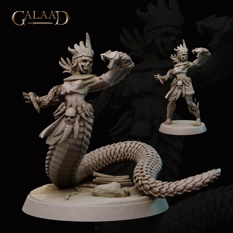 Shaman Amazon Naga - Human version included