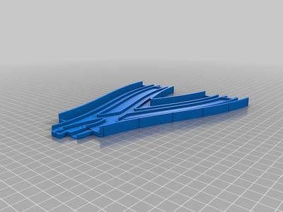 Overpass point rail for PlaRail Vol.2 プラレール用高架ポイントレールその2