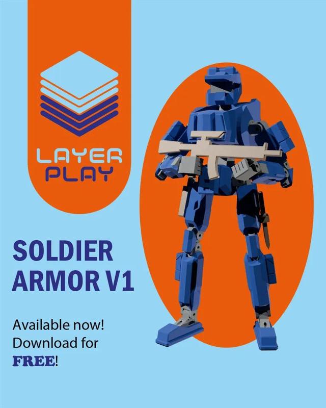 Soldier Armor for Frame MK-1   
