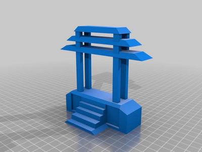 Japanese style arch For Dungeons and dragons 
