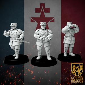 New French Republic - Infantry Officers