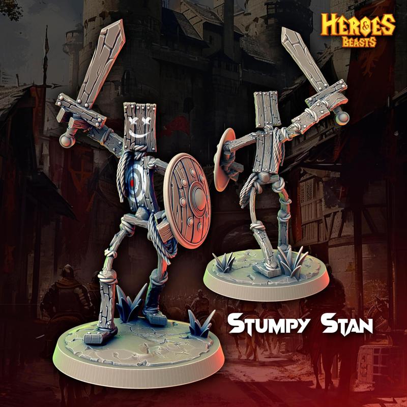 Stumpy Stan - wooden manequin