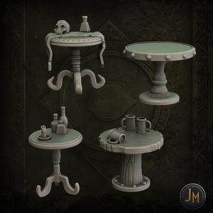 Round Side Table - Set 1