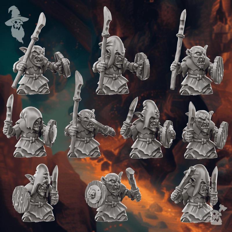 Gobz Slaves (build-kit & pre-assembled)