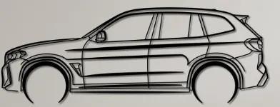 BMW X3 M Competition 2022 Wall Art   