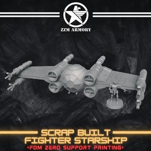 SCRAP BUILT FIGHTER STARSHIP