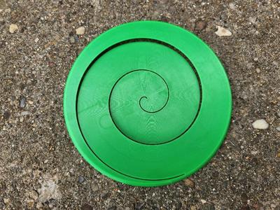 Spiral Frisbee   