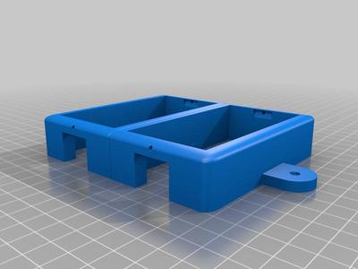 Double Watt Meter Mount for PZEM-061