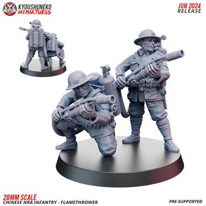 Flamethrower - Chinese NRA Infantry ww2