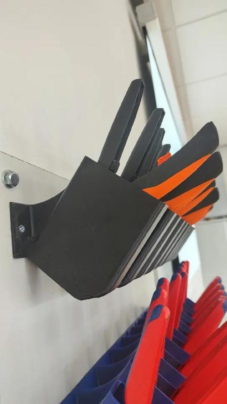 Holder for crimp and wire stripper pliers   