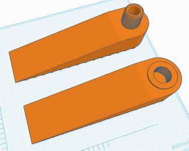 1/2" PVC Threaded Door Stop   