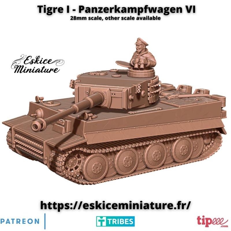 Tigre 1, panzer VI - 28mm