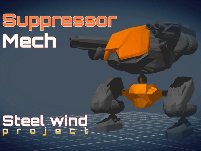 Suppressor Mech ||| Steel Wind Project   