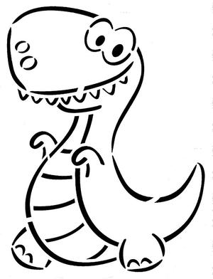 Trex stencil 4
