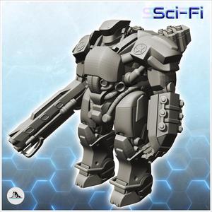 Unos combat robot (8) - Future Sci-Fi SF Post apocalyptic Tabletop Scifi