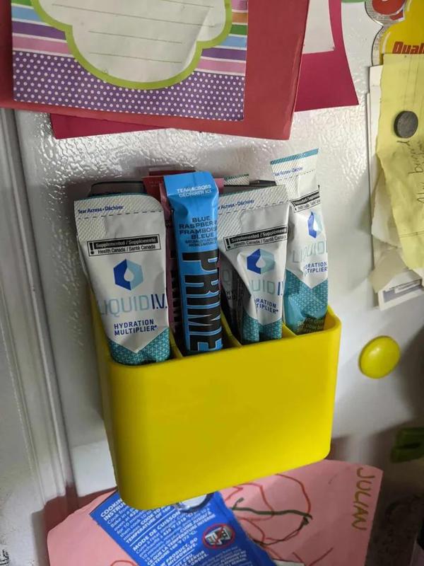 Drink Pouch holder for fridge   