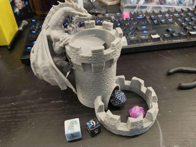 Hanging Dragon Dice Tower
