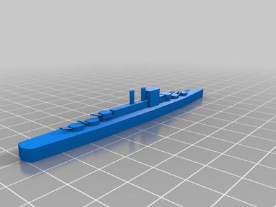 USS Worcester CL144 3D Printing Ready