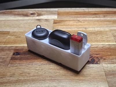 Gridfinity Samsung Galaxy buds + Loop Earplugs