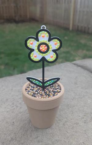 Flowers + Flower Pot   