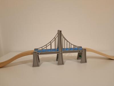 Holzeisenbahn Brücke
