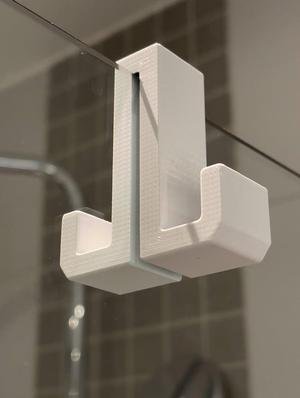 Shower cubicle two-sided hook - different sizes 6/8/10/12/14/16mm  