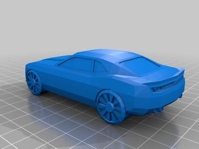 Chevrolet Camaro (low poly)