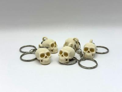 Tiny Skull Keychain   