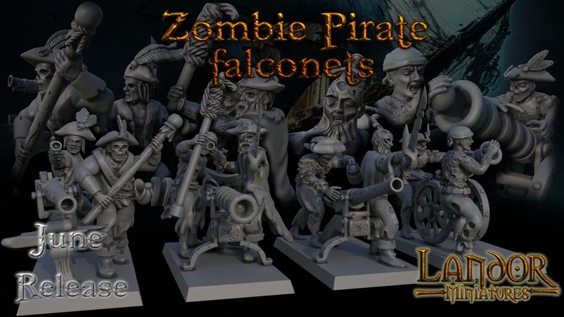 Zombie Pirates Falconets