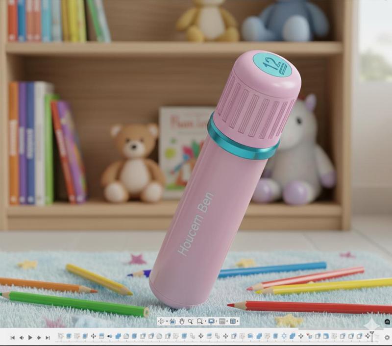 Customizable pencil box with name