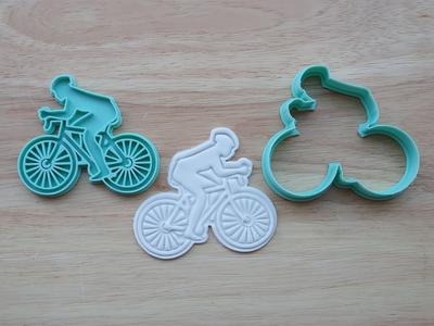 Cyclist Cookie Cutter