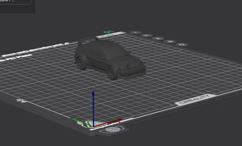 Decorative Rally Car - 3D Model