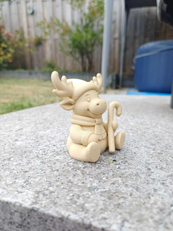 Candy-Cane Moose — Cozy Holiday Buddy