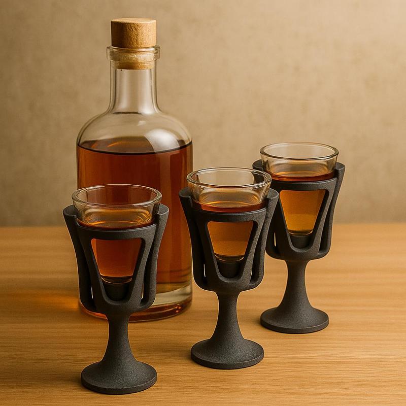 Mini Cup Holder for Cachaça and Drinks