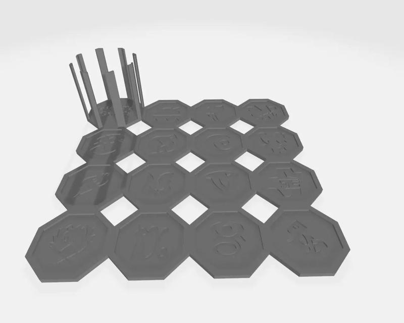 fairy tail guilds coaster set