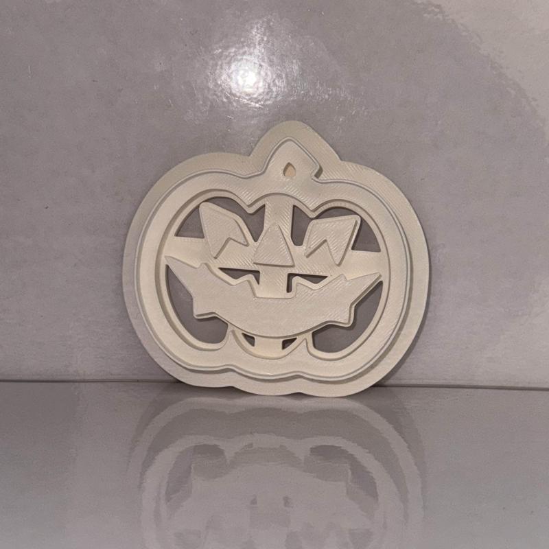 Halloween Pumpkin Cookie Cutter – Smiling Jack-o’-Lantern STL