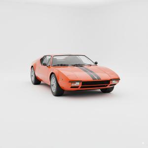 1971 De Tomaso Pantera – Iconic Classic Sports Car High-Detail 3D Printable Model