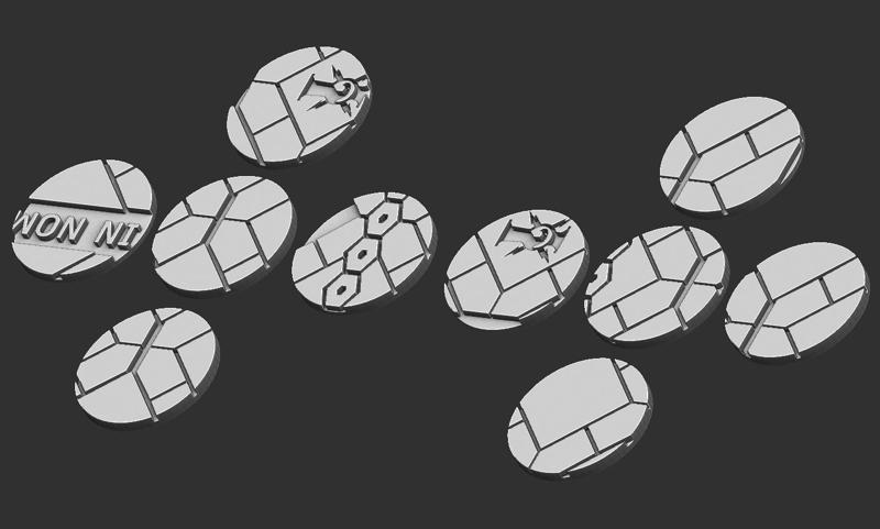25mm Round Base Tops - Imperial Palace