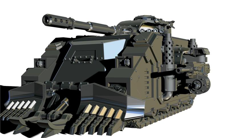 Grim dark sci-fi Tank